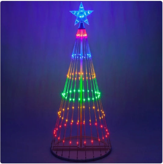 Multi Color LED Animated Outdoor Christmas Tree Lights Christmas Lights Christmas Garden Countryard Decorations