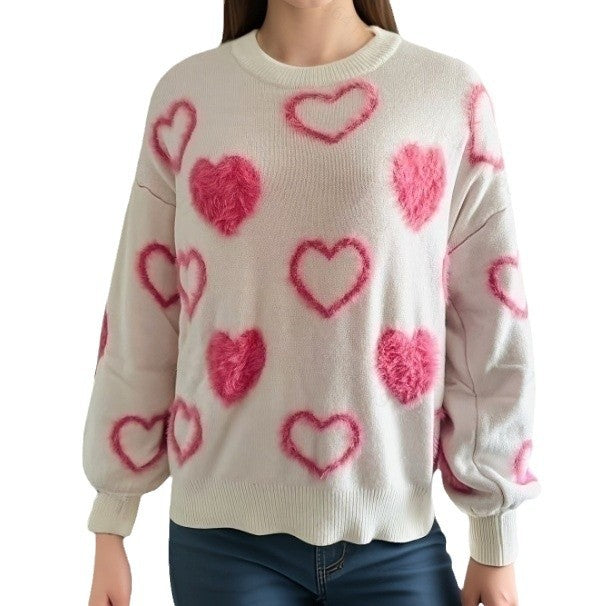 Embroidered Knitwear Crew-neck Pullover