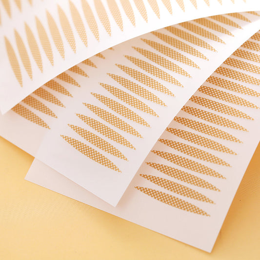 Magic Beauty Olive Double Eyelid Sticker Pearlescent Bottom Grid Natural Invisible Sticky Lace Beauty Sticker