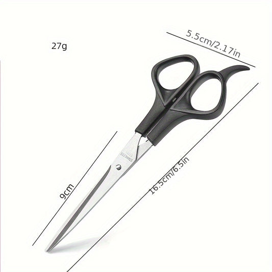 1pc Professional Hair Cutting Scissors - Thinning Shears For Barbers And Salons - Durable And Sharp For Precise Cuts