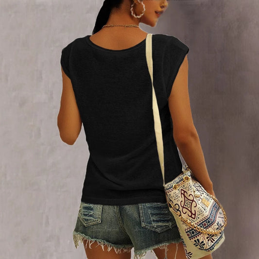 Women's Short-sleeve Wish-style Western-style Tank Top