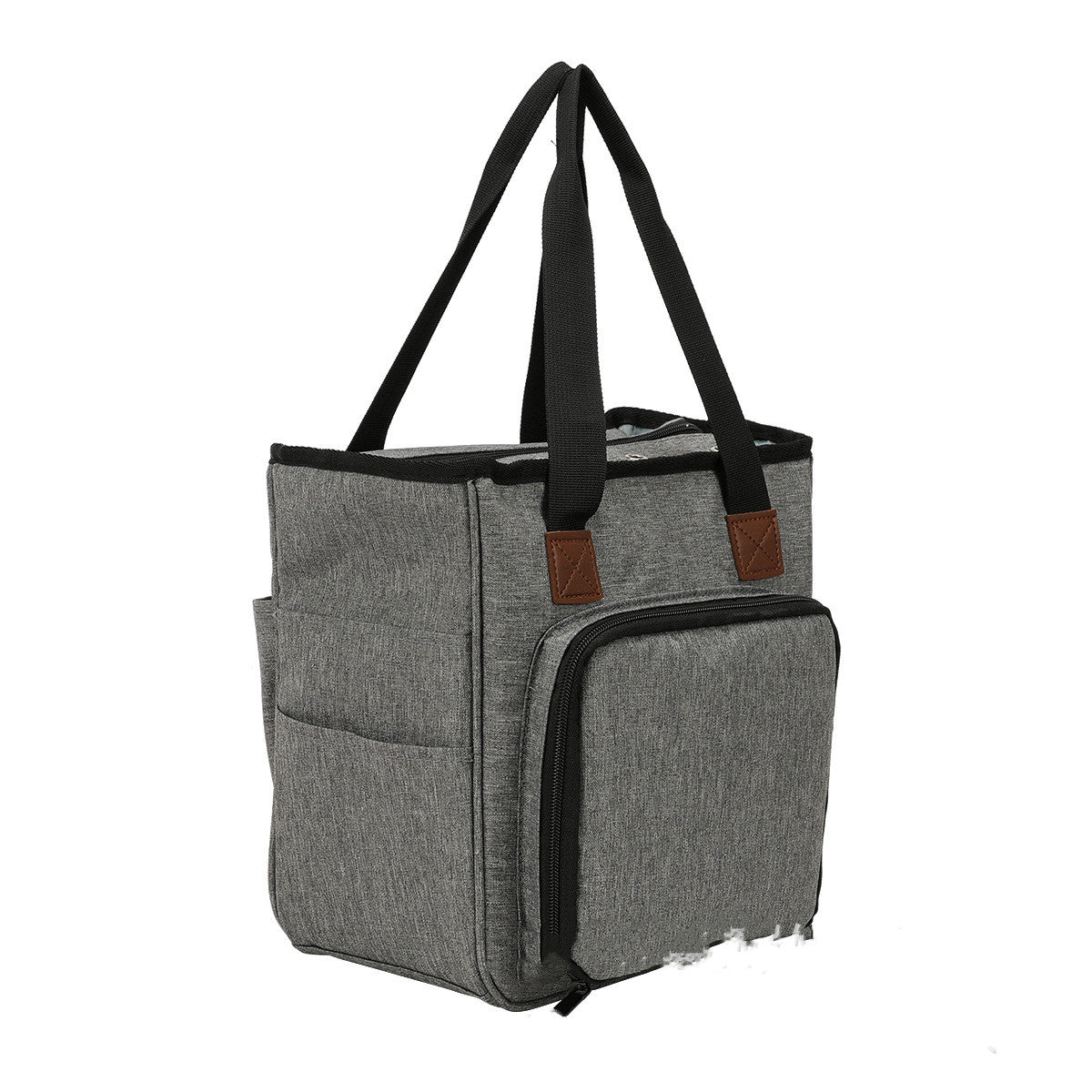Woven supplies storage bag