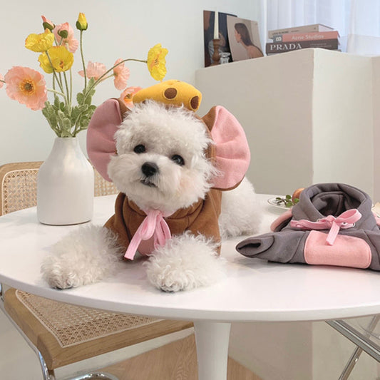Cat Autumn And Winter Sweater Fleece Clothes