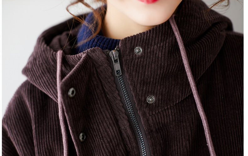 Ladies' Lambswool Winter Mid-length Coat