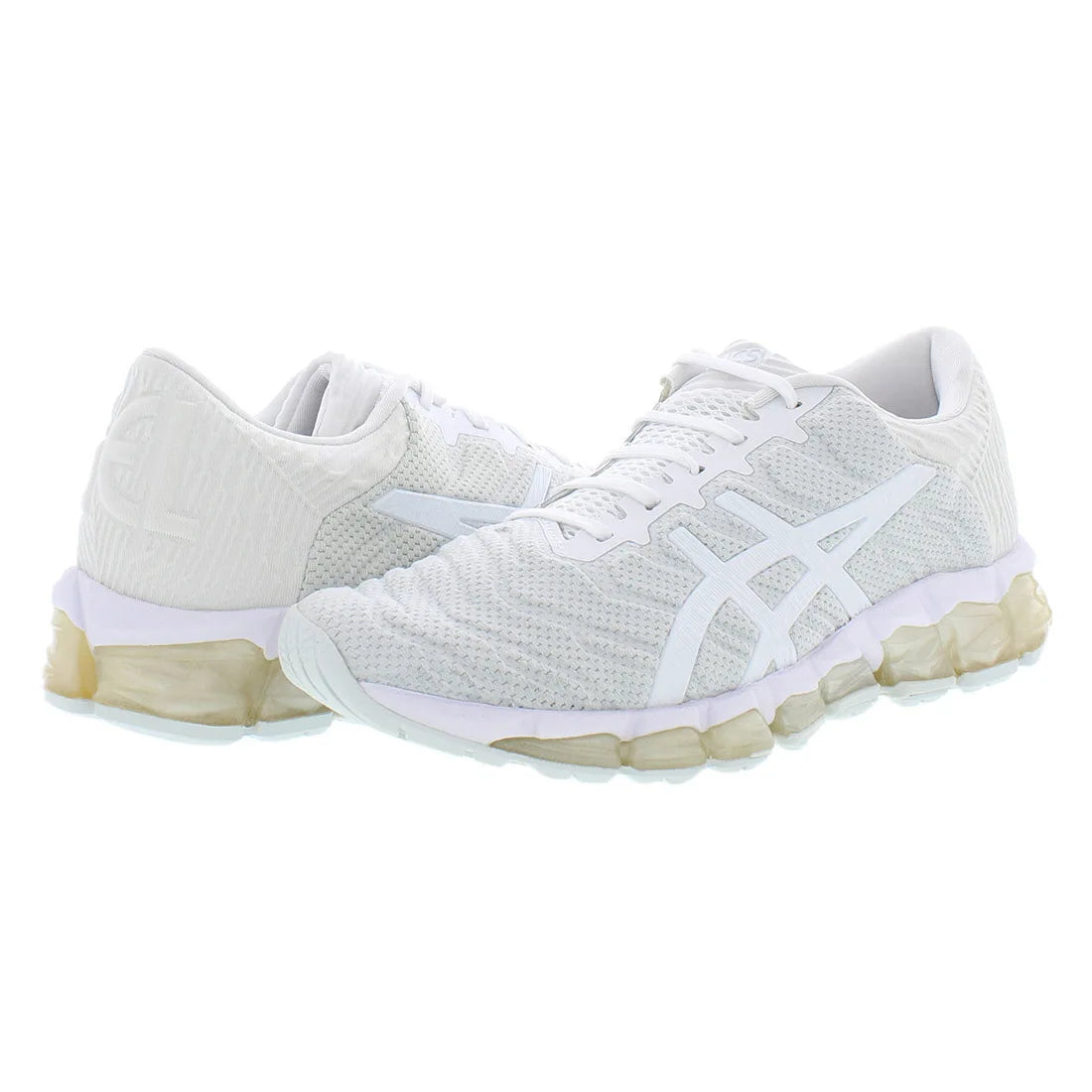 ASICS Gel-Quantum 360 5 Womens Luxury Sneakers Mesh Rubber Running Shoes Grey for Spring Summer Autumn Walking Jogging