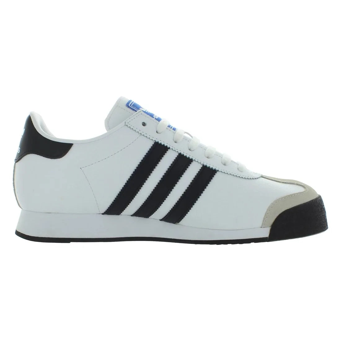 For Samoa Men's Sneakers White/Black Court Style Breathable Mesh Lining EVA Insole Solid Pattern Trendy Made China Model