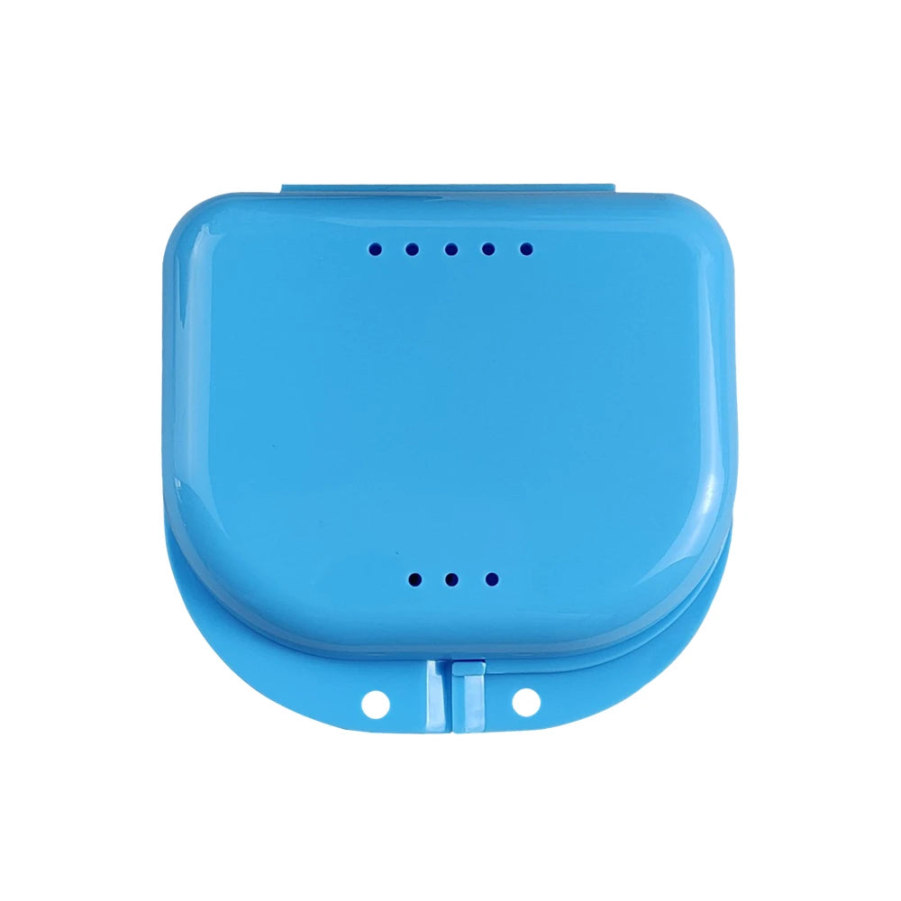 Retainer Case ~ Deep Gumshield Box, Denture Mouthguard Brace Dental Storage Case