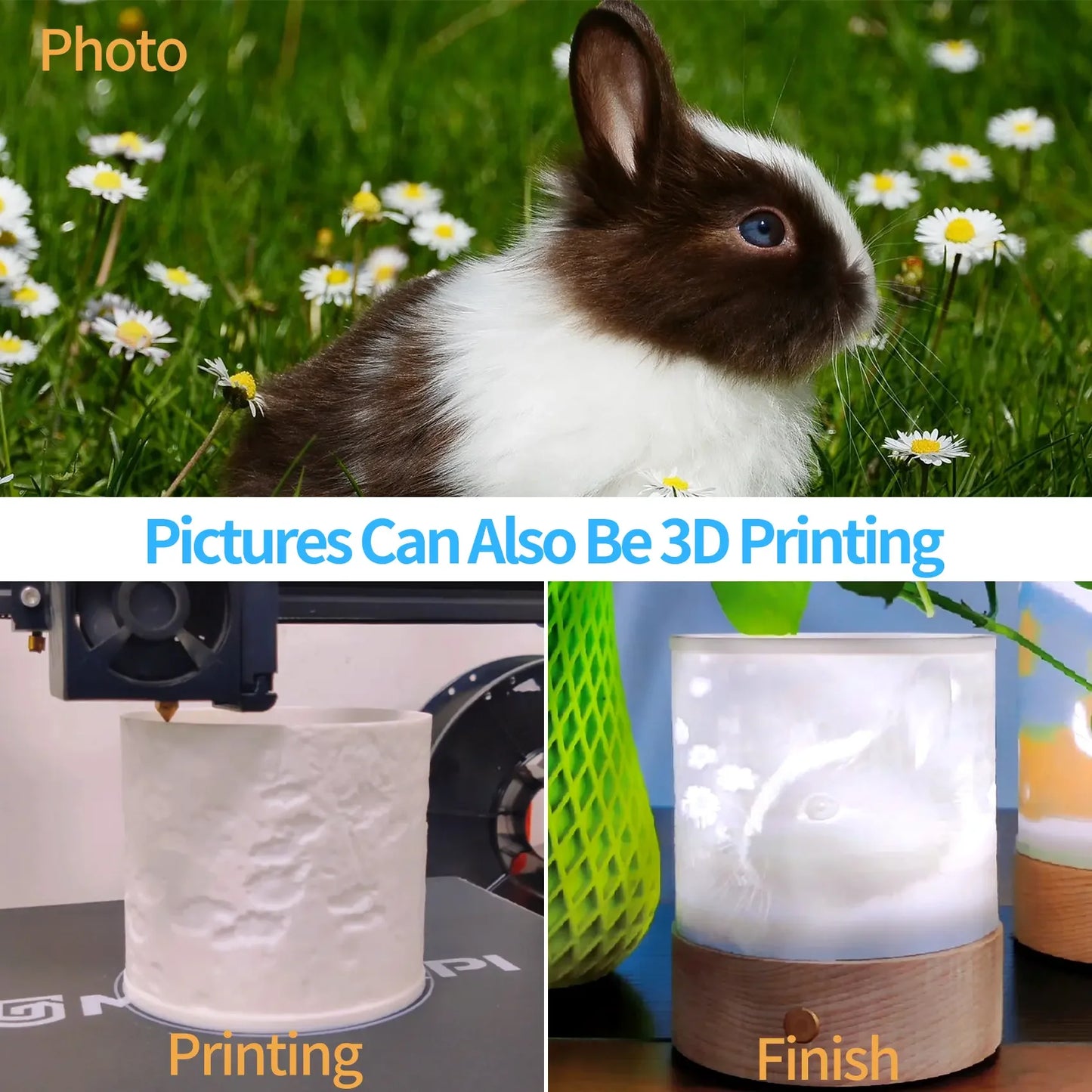 Professional MakerPi P2 FDM 3D Printer Big Size for Kids for Beginner 3D Printing Machine PLA Print