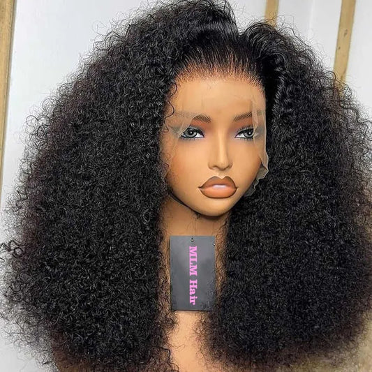 Wholesale Prices Wear and Go Pre Plucked Indian Human Hair Wig Afro Kinky Curly 4x4 5x5 13x4 Full Front HD Glueless Lace Wigs