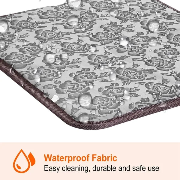 FCJ Electric Adjustable Waterproof Cat and Dog Warming Blanket Winter Pet Heating Pad Bed Mat with Animal Pattern