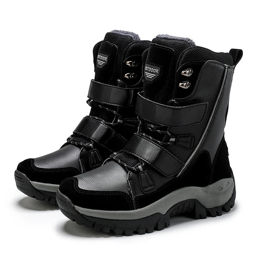 New Arrivals Mens Snow Boots Warming Snowproof Footwear Wholesale Sport Snowproof High-cut Snow Shoes for Men Cotton Shoes