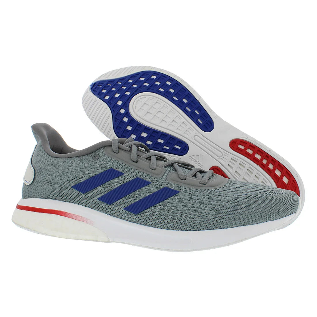 For Unisex Supernova Running Shoes Grey Three/Royal Blue/Footwear White Vietnam Model MSS-H01294 | 100% Authentic