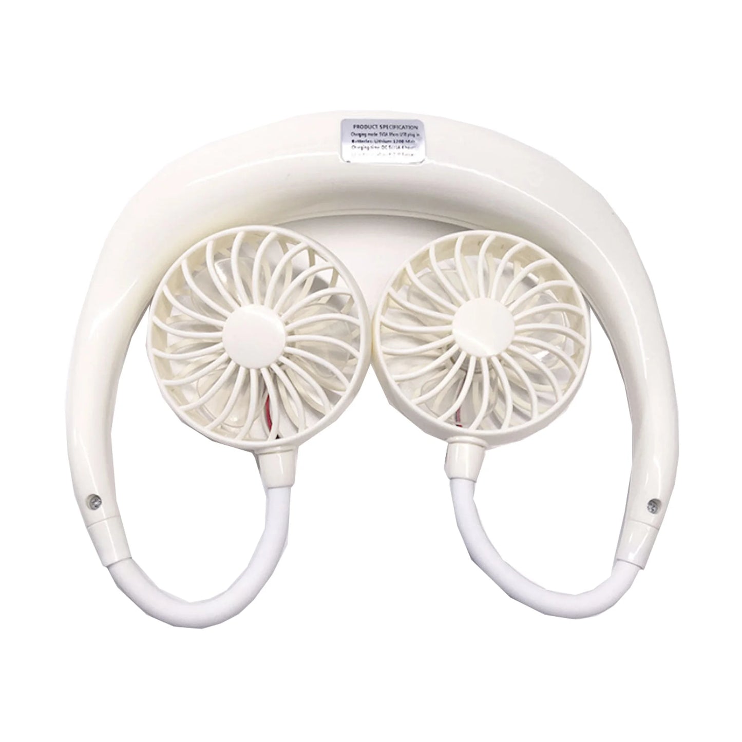 TD Breezy Mini Collar Fan 5V Cordless Air Cooling Fan with 3 Speed Wearable and for Home Use Beats the Heat"