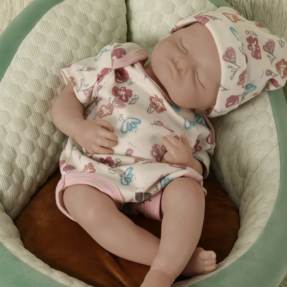2.6kg 18" Lifelike Reborn Baby Dolls Girl Realistic Real Life Baby Dolls Soft Weighted Sleeping Newborn Reborn Doll for Kids