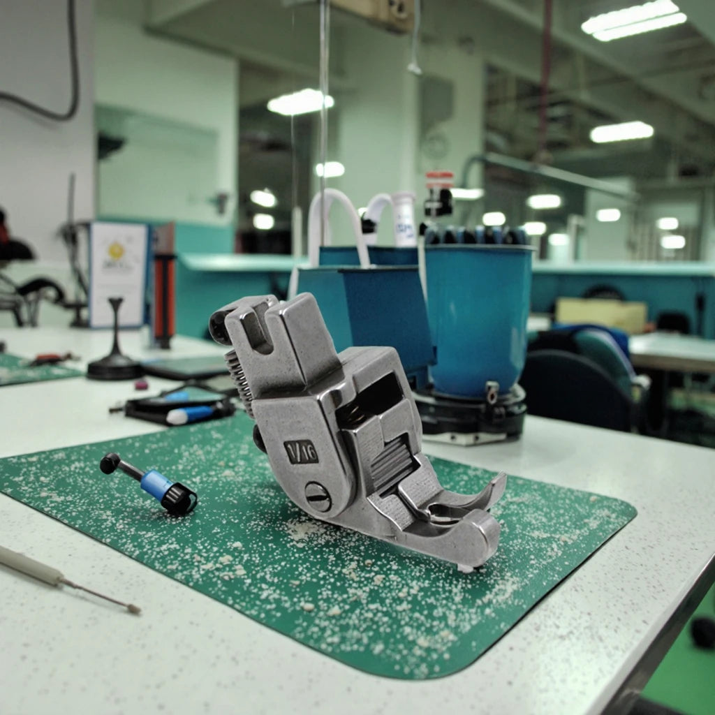 Industrial Sewing Machine Presser Foot Flat Car High and Low Roller for a Variety of Fabrics for Apparel Production