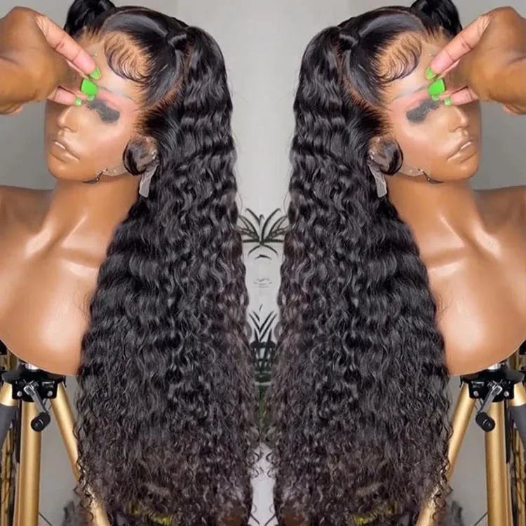 13x6 Transparent Loose Wave Brazilian Indian Virgin Human Hair Wig Lace Front Glueless Natural Wholesale Vendor for Black Women