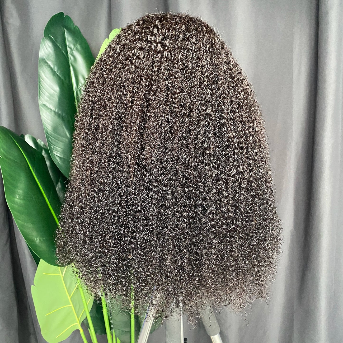 Wholesale Brazilian Indian Raw Remy Virgin Human Hair Natural Color Kinky Curly 5x5 HD Lace Glueless Wig
