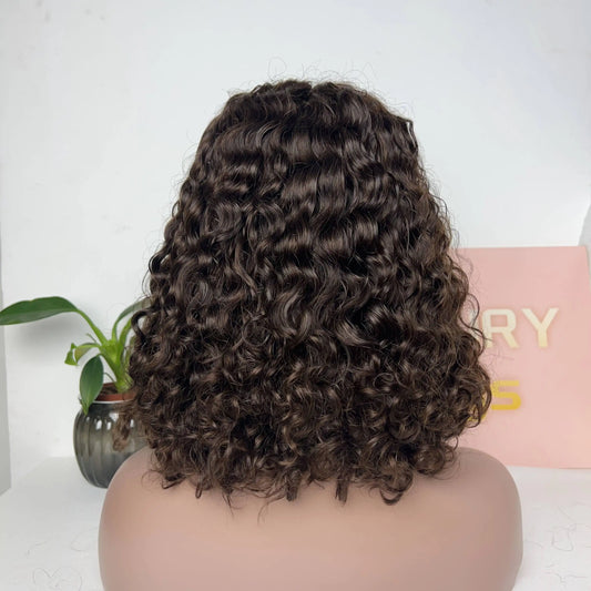 Factory Direct Sales Glueless Hair Wig Bob Wigs 5*5 Water Natural Virgin Hair Transparent Lace Wig Human Hair Glueless