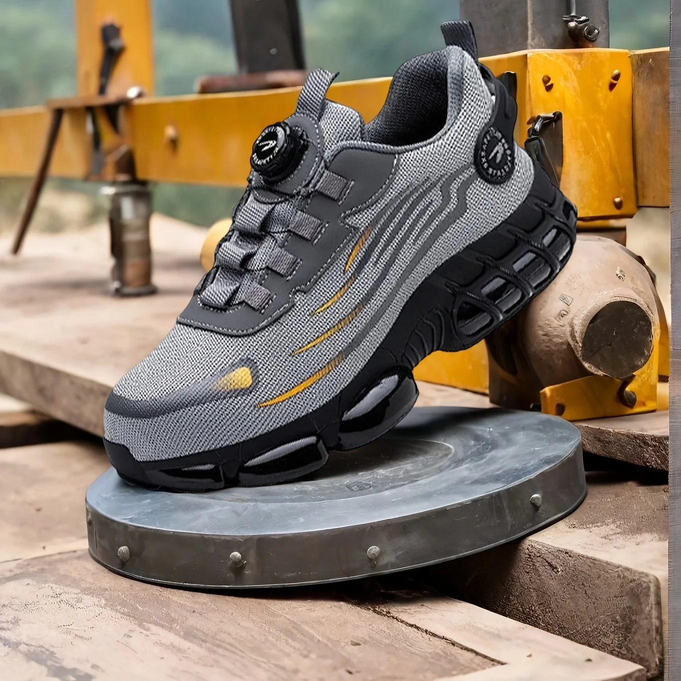 New Work Safety Shoes 36-48 Size for Women Men Mens Steel Toe Sneakers Waterproof Lightweight Breathable Antiskid Boots Men Work
