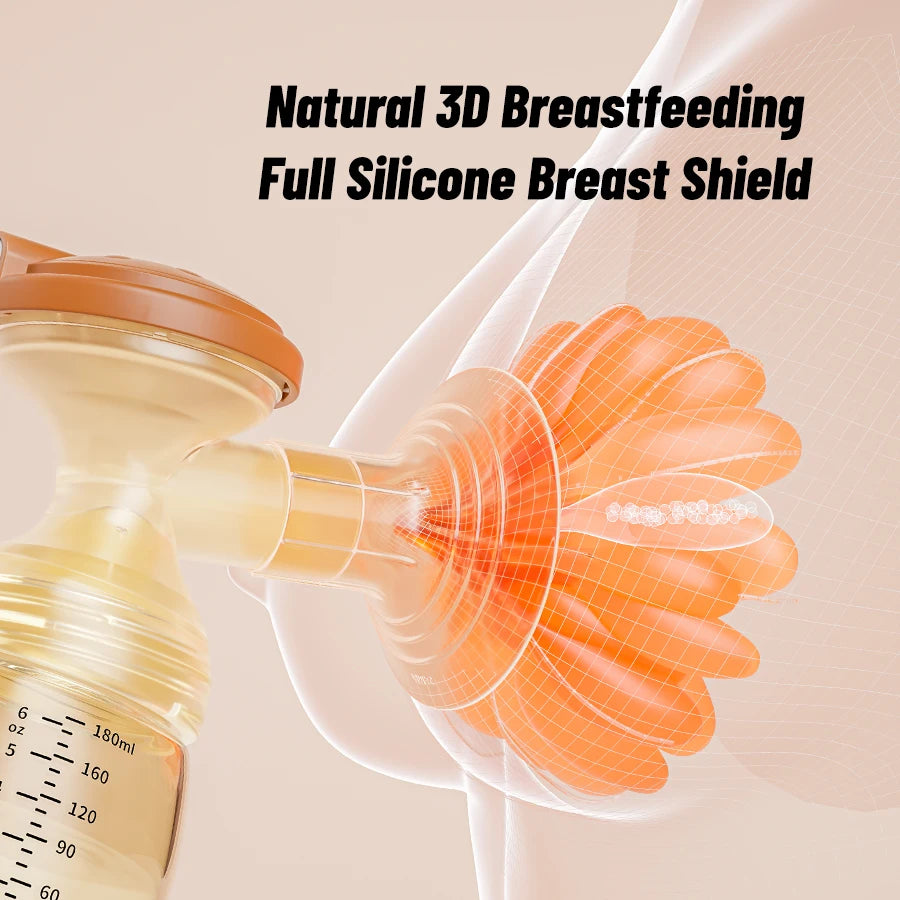 Factory New Model Simple Operation Double Wearable Rechargeable Breast Pump Essential for Travel Portable Breast Pump Wearable