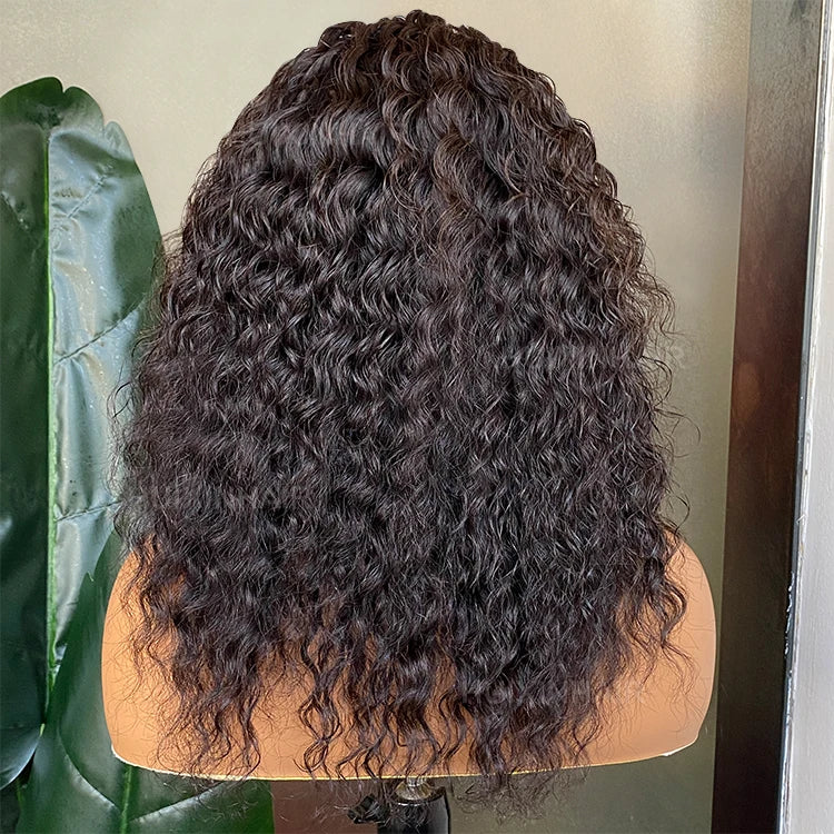 Brazilian Human Hair Wig Cheap Price 100% Natural Human Hair Deep Body Wave 360 Brown Lace Frontal Wig on Sale