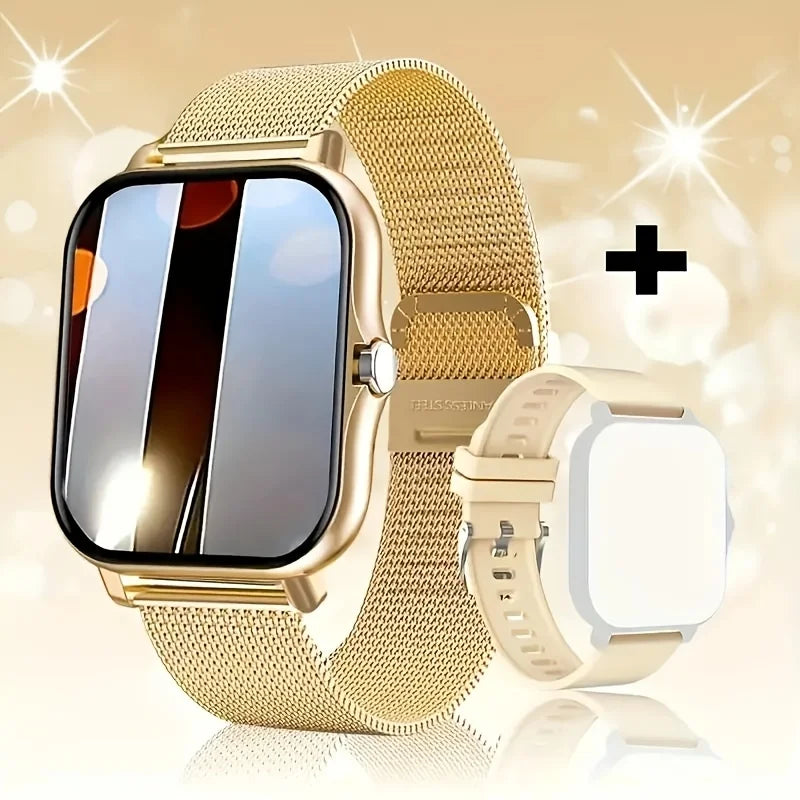 New 180mah Magnetic Charging Full Touch Screen Smartwatch, Wireless Call, Multiple Sport Modes, Music Control, Fashion Sports