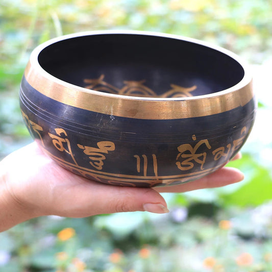 Tibetan Chime Singing Bowl Striker Handmade Buddha Yoga Meditation Sound Yoga Meditation Healing Copper Singing Bowl
