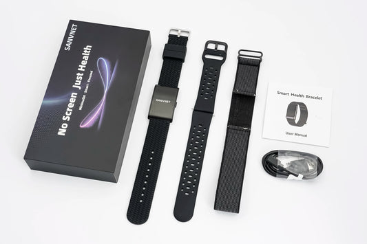 SANVNET H59 Max Screenless Smart Bracelet Heart Rate Sleep Tracker Wristband FitnessTracker Smart Band for Men Women 2026