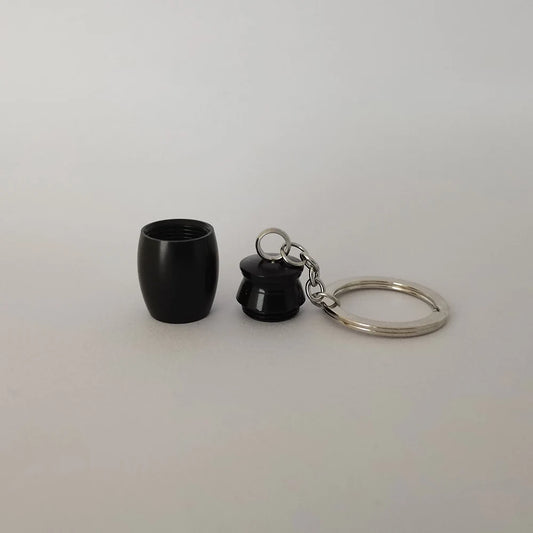 Moon Star Pendant Mini Cremation Engraved Urn Keychain Memorial Pet Human Ashes Funeral Keepsake Key Ring Jewelry for Men Women