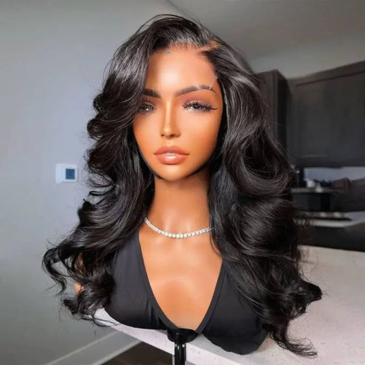 Raw Cambodian Hair Natural Human Hair Wig 13X4 Hd Lace Front Wigs 10A Grade Luxury Body Wave Wig for Black Women
