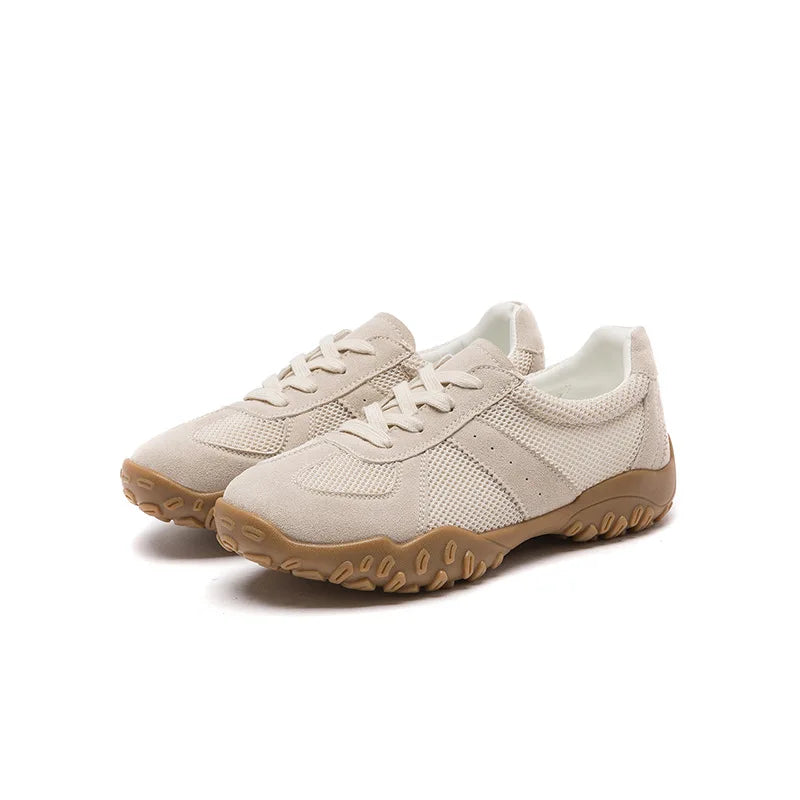 Thick-Soled German Training Women 2026 Autumn Versatile Sports Shoes Fashionable Soft-Soled Breathable Mesh Forrest Gump Shoes