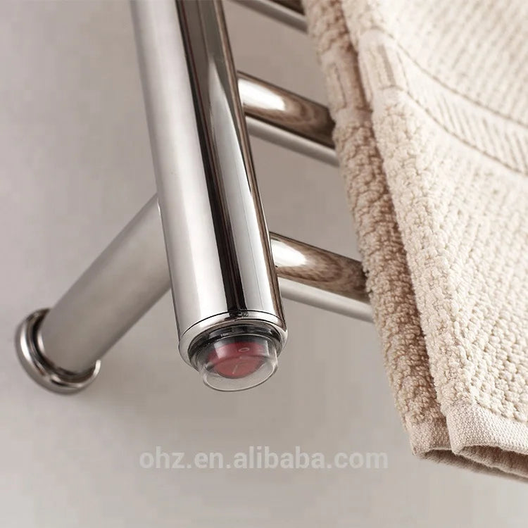 Hot Sale Europe Design Wall Mounted Towel Warmer Stainless Steel Radiator Towel Rail Round Rack