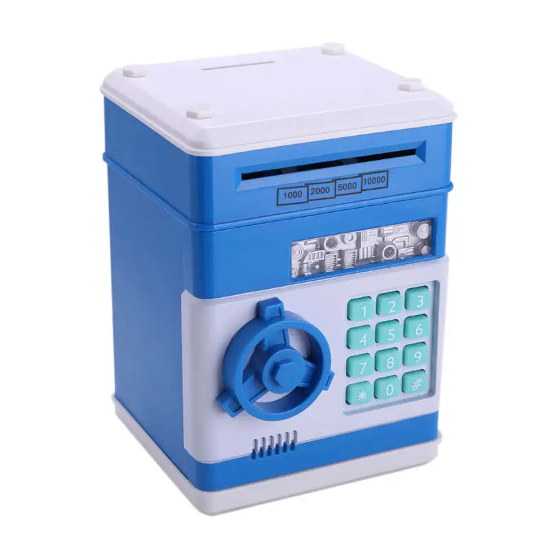 Electronic Piggy Bank Safe Money Box for Children Digital Coins Cash Saving Safe Deposit ATM Machine Birthday Gift for Kids
