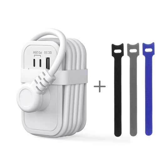 Hot Sale Electric PD 20W US 2 Outlets Flat Plug 1 USB Ports 2 Type-C OTP Protection Portable Tabletop Extension Power Strip