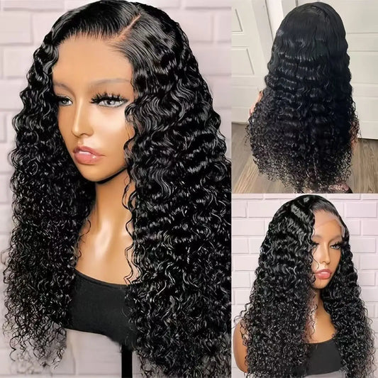 Raw Indian Hair HD Lace Front Wig Virgin Cuticle Aligned Glueless Full Lace Human Hair Wig Lace Frontal Wigs for Black Women