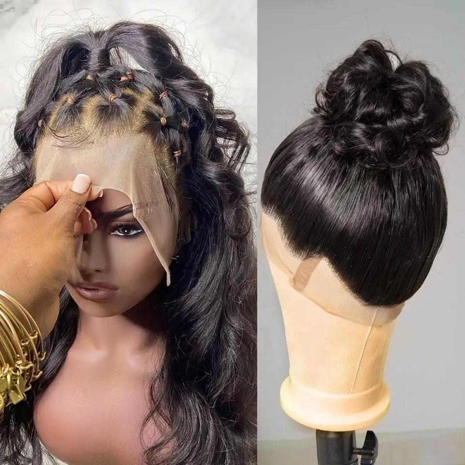 Cuticle Aligned Human Hair Lace Frontal Women Hair Wig HD 13X4 Full Lace Front Beauty Supply Store Wigs for Black Women