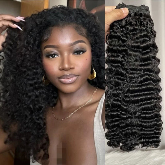 Fast Ship Burmese Curly Remy Hair Grade Virgin Cuticle Aligned Cambodian Raw Human Hair Extensions Natural Wavy Hair Bundle