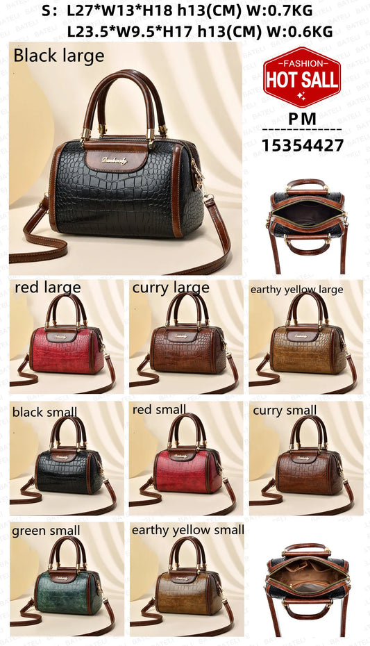 Luxury Hand Bags Ladies 2022 New Boston Women Bag Messenger Shoulders Bolsos De Mujer Large Capacity Stone Wholesale Handbags
