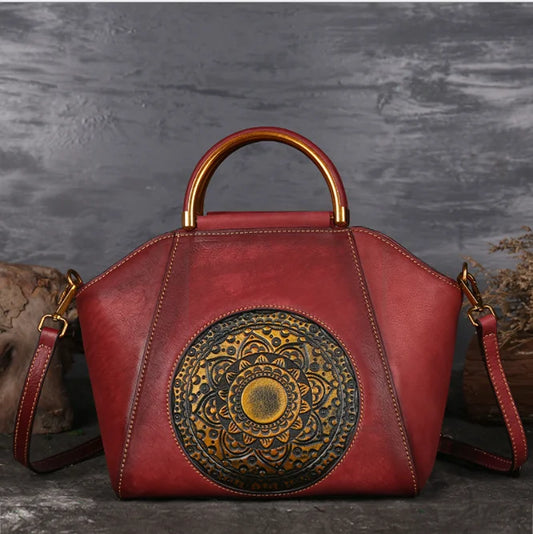 In Stock Ladies Large Capacity Bags Leather Handbags Waterproof Luxury Tote Bag Vintage Crossbody Bag