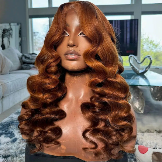 13*4 Remy Hair HD Lace Frontal Human Hair Wigs for Women Honey Brown Natural Black 13*6 hd Loose Wave Lace Front Wig Brazilian