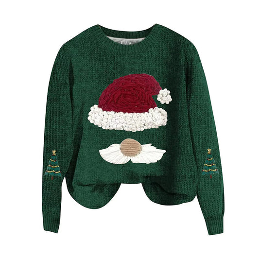 Ebay Amazon Autumn and Winter New European and American Christmas Sweater Loose Pullover Knitted Top All-match Casual Sweater