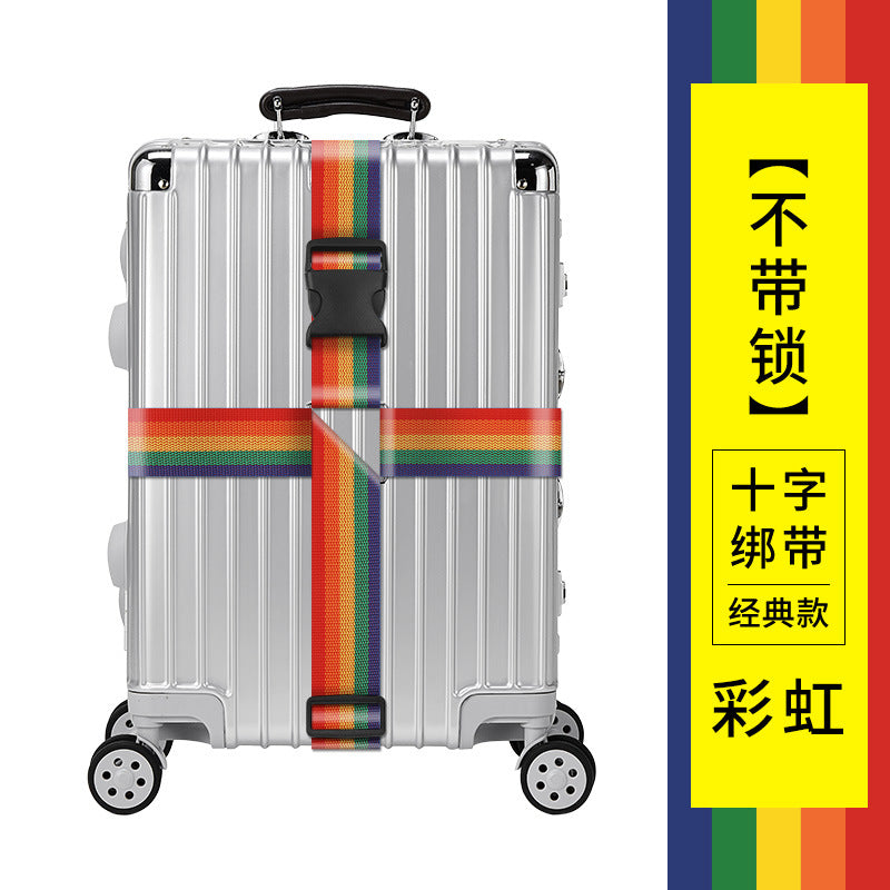 Trunk strap cross packing belt safety fixing consignment travel box protection tightening reinforcement belt binding rope