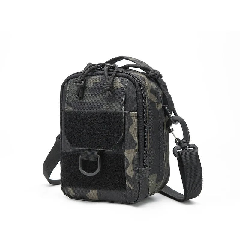 New Outdoor Crossbody Portable Shoulder Bag Multifunctional Portable Waist Bag Mobile Phone Card Bag Large Capacity Crossbody Bag