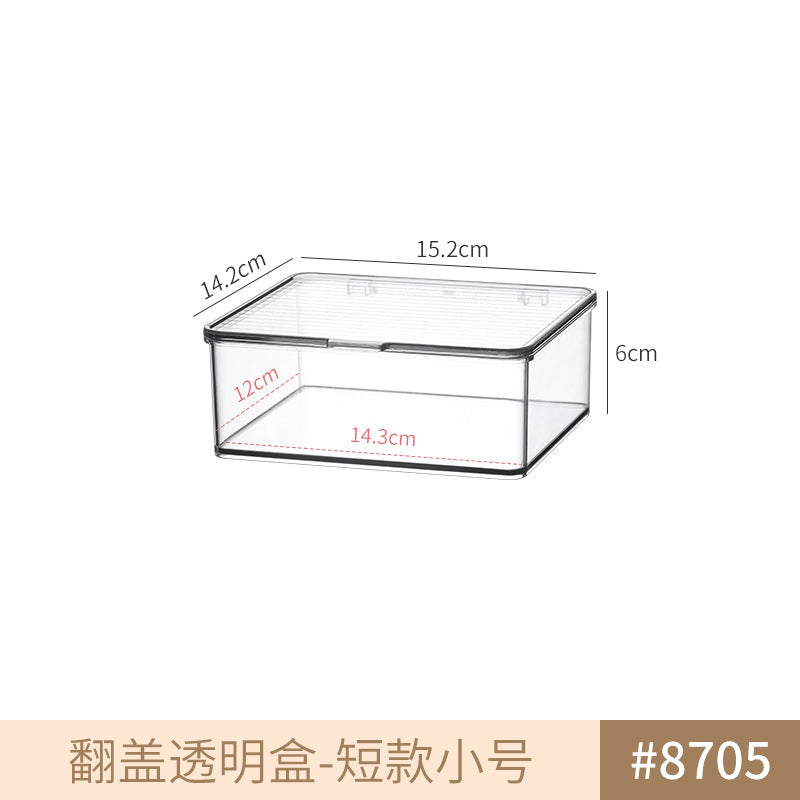 Makeup Cotton Swab Storage Box Makeup Remover Cotton Toothpick Line Acrylic Box Desktop Beauty Egg Cosmetics Storage Box