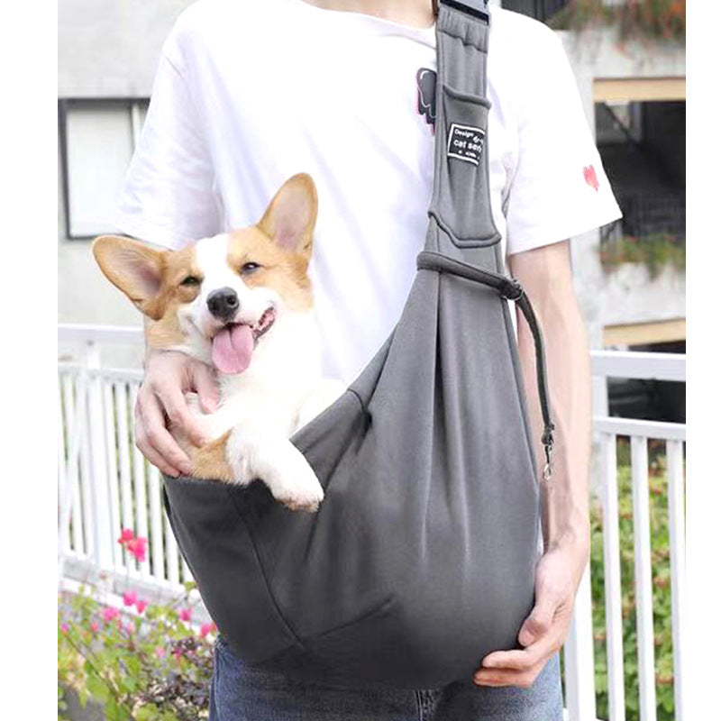 New Amazon Folding Dog Backpack Breathable Pet Outgoing Bag Pet Bag Shoulder Crossbody Cat Bag Wholesale