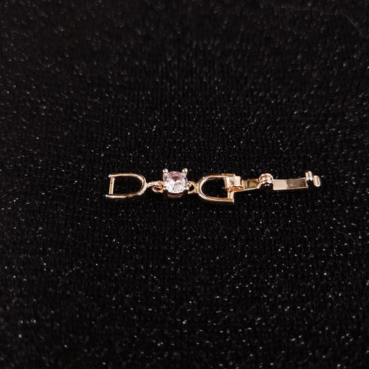 Joker bracelet necklace extended chain plated real platinum zircon 3cm lengthened first jewelry button accessories factory outlet