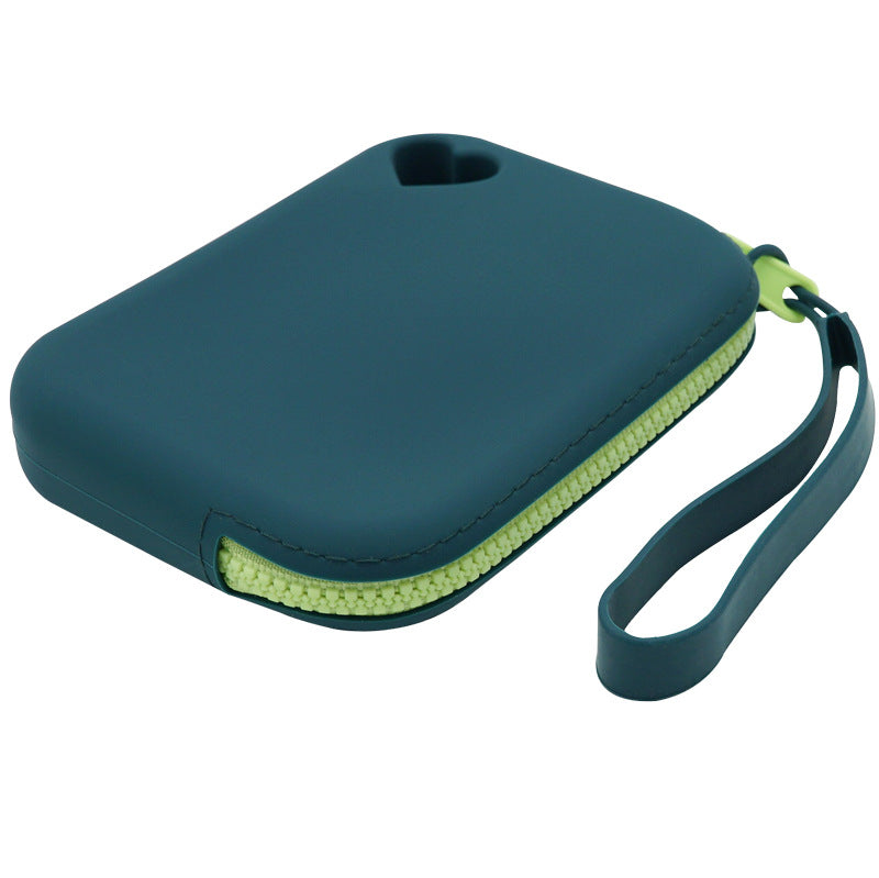 in stock new silicone coin purse key card storage bag waterproof and dustproof storage bag pet snack bag
