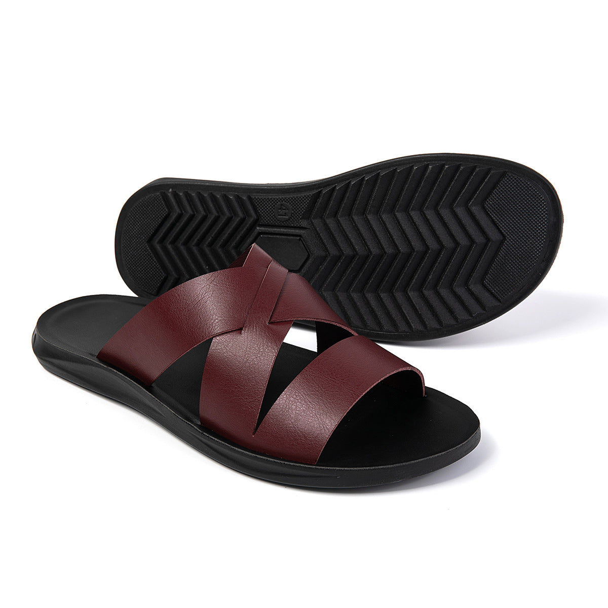 Men's New Style Summer Fashion Soft-Soled Non-Slip Sandals, Cross-Border Large Size Slippers, Wear-Resistant, European Sizes 39-47
