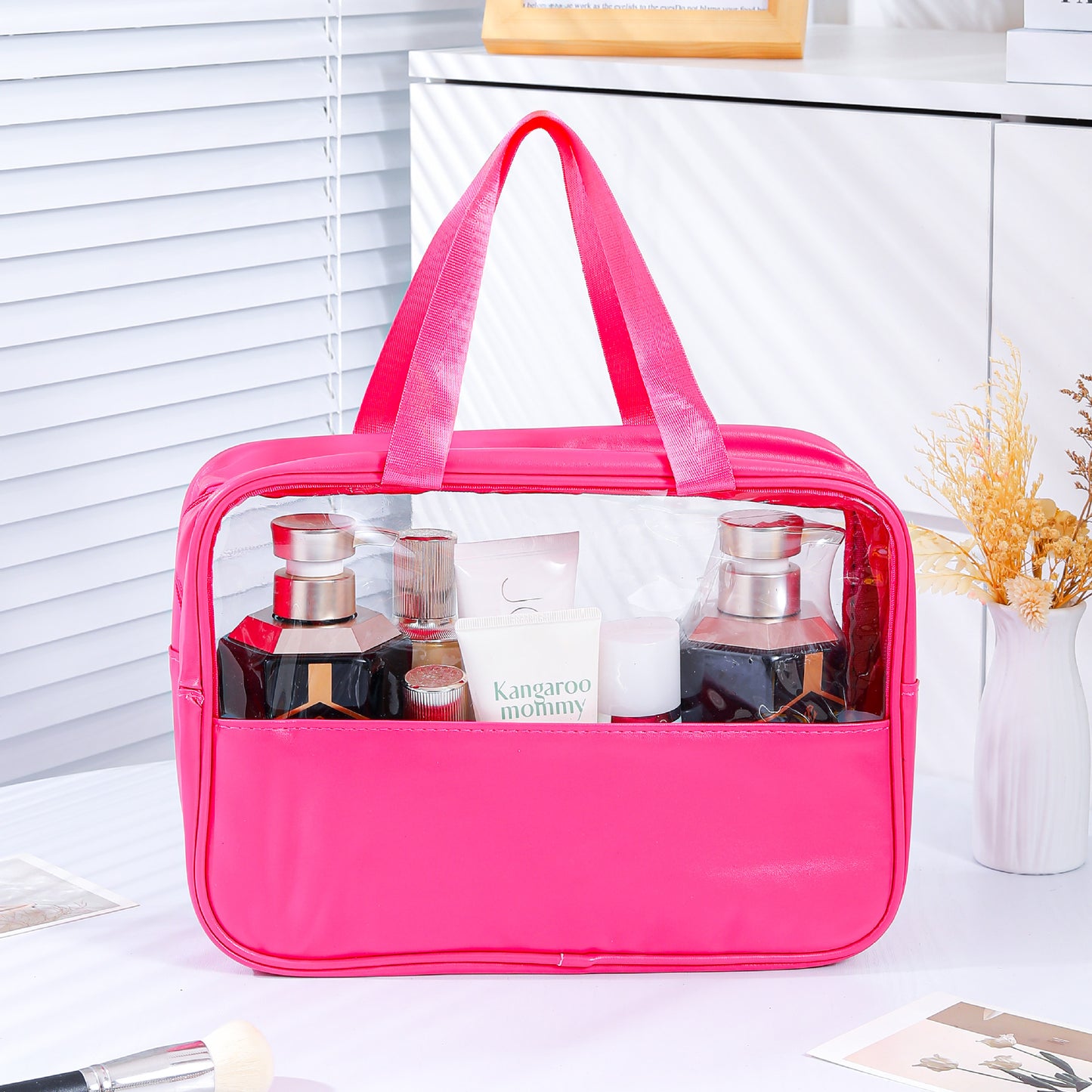High-End Portable Travel Large-Capacity Toiletry and Makeup Storage Bag, Large-Capacity, High-Looking, Light Luxury Makeup Bag
