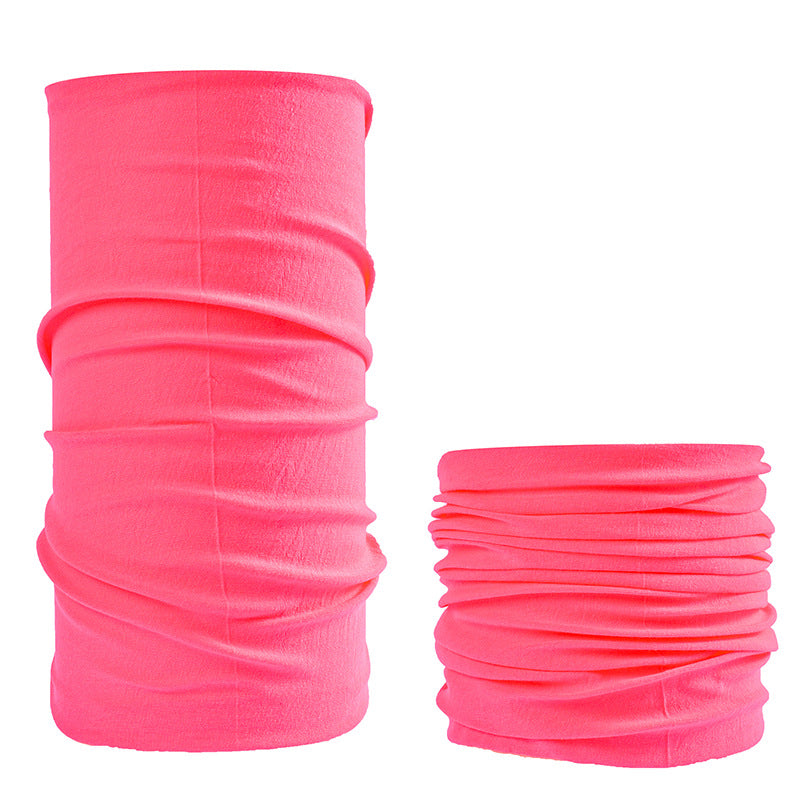 Solid Color Outdoor Turban Riding Flying Scarf Varied Magic Turban Men's and Women's Sunscreen Windproof Scarf Headgear Neck Sleeve Hair Band